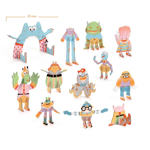DJECO 3D sada - Team monsters - Image 2