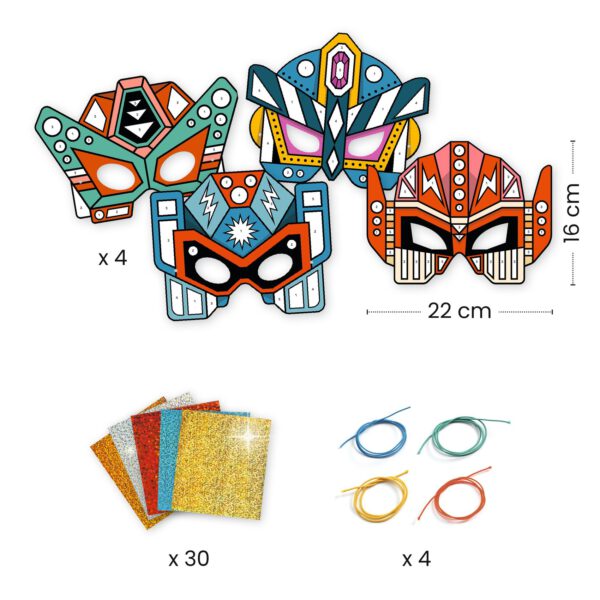 DJECO DIY Masky superrobotů k dotvoření - Image 3
