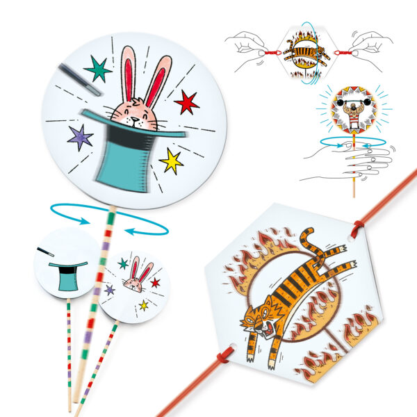 DJECO DIY Thaumatropy Cirkus - Image 2