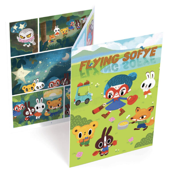 DJECO Komiks k dotvoření Flying Sofye - Image 2