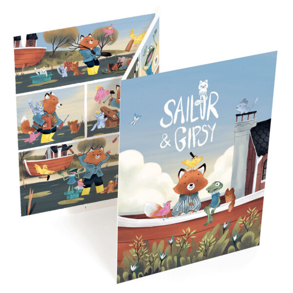 DJECO Komiks k dotvoření Sailor & Gipsy - Image 2