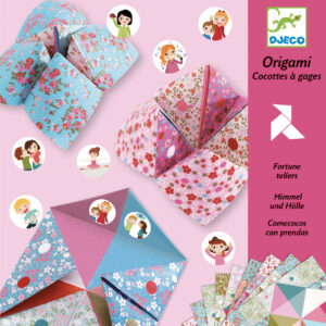 DJECO Origami skládačka nebe peklo ráj - dívčí