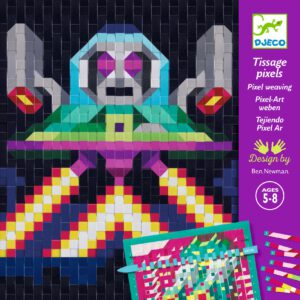 DJECO Pixel papírové tvoření Vetřelci