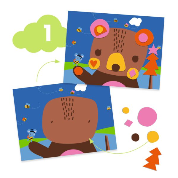 DJECO Sada kreativních aktivit The mouse and his friends - Image 2