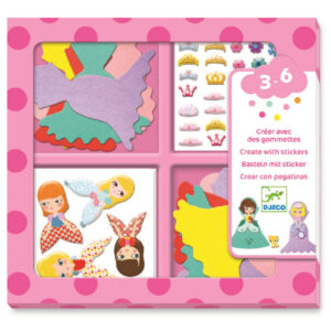 DJECO Samolepkový set roztomilé princezny