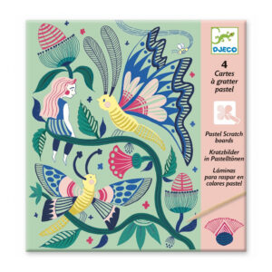 DJECO Vyškrabávací obrázky - Zahrada kouzel