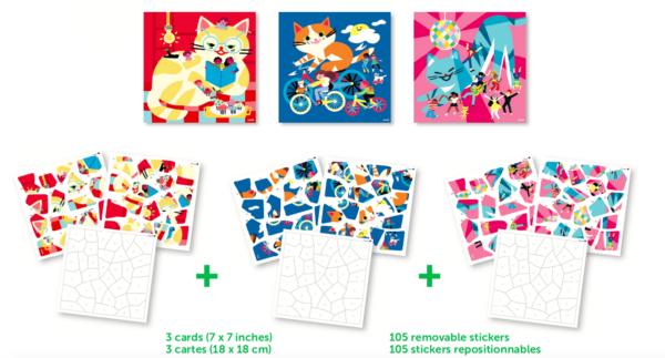 POPPIK Samolepkové puzzle Kočičí přátelé - Image 3