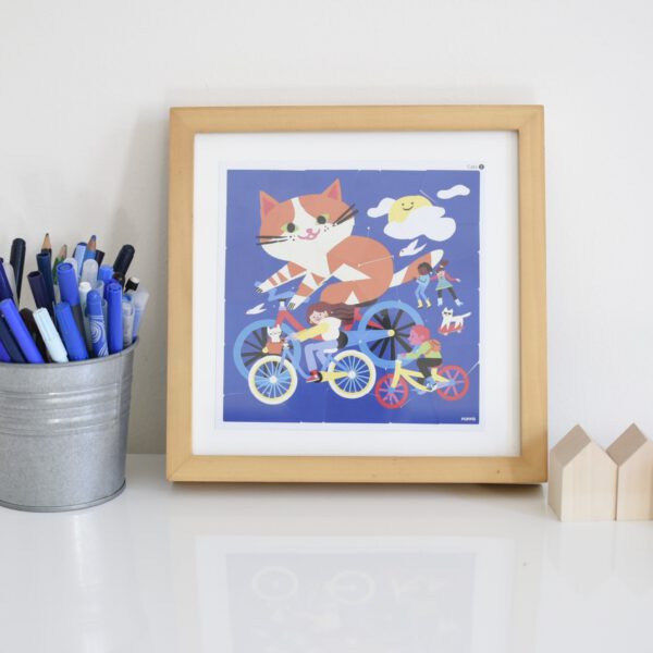 POPPIK Samolepkové puzzle Kočičí přátelé - Image 4
