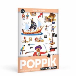 POPPIK Samolepkový plakát Piráti