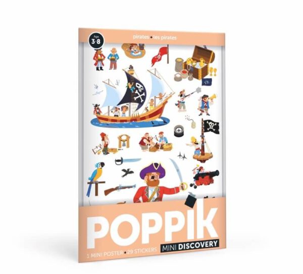 POPPIK Samolepkový plakát Piráti