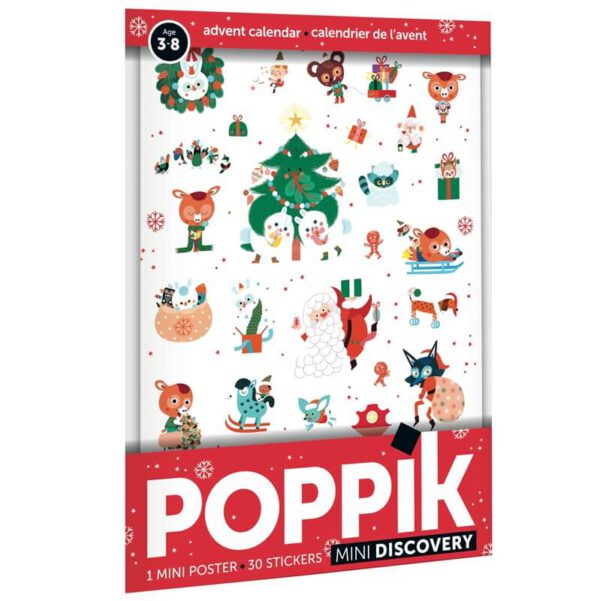 POPPIK Samolepkový plakát VÁNOCE