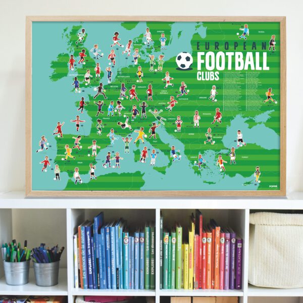 POPPIK Vzdělávací samolepkový plakát Fotbal - Image 2