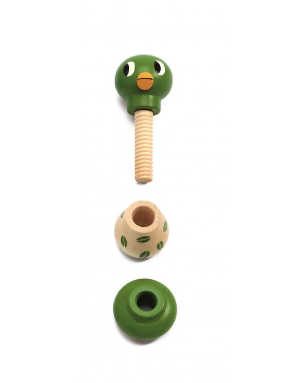 DJECO Dřevěná TRIO šroubovací zvířátka - Image 2