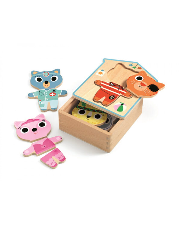 DJECO Puzzle - skládání Veselé kočičky - Image 2