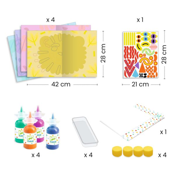 DJECO Symetrické malování Zvířata - Image 2