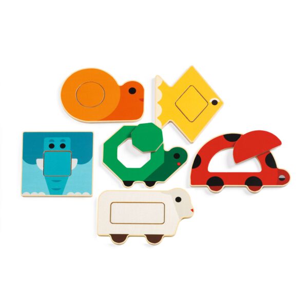 DJECO Vkládací puzzle DuoBasic - Image 2