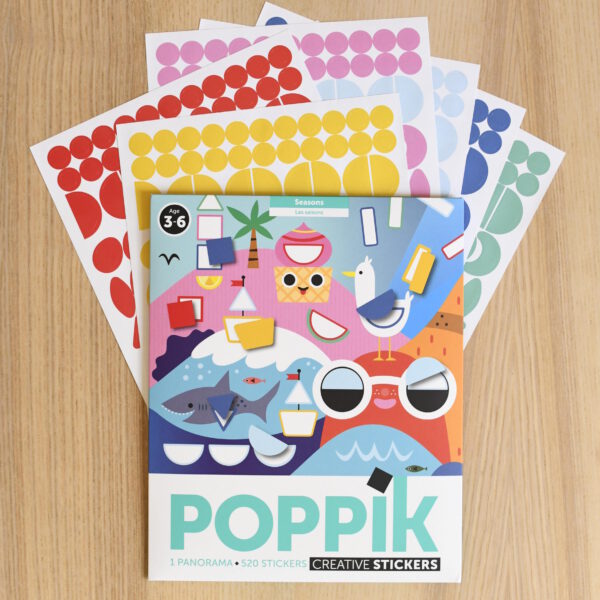POPPIK Samolepkové panorama Čtyři roční období - Image 2