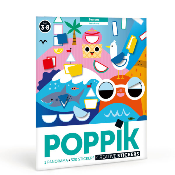POPPIK Samolepkové panorama Čtyři roční období