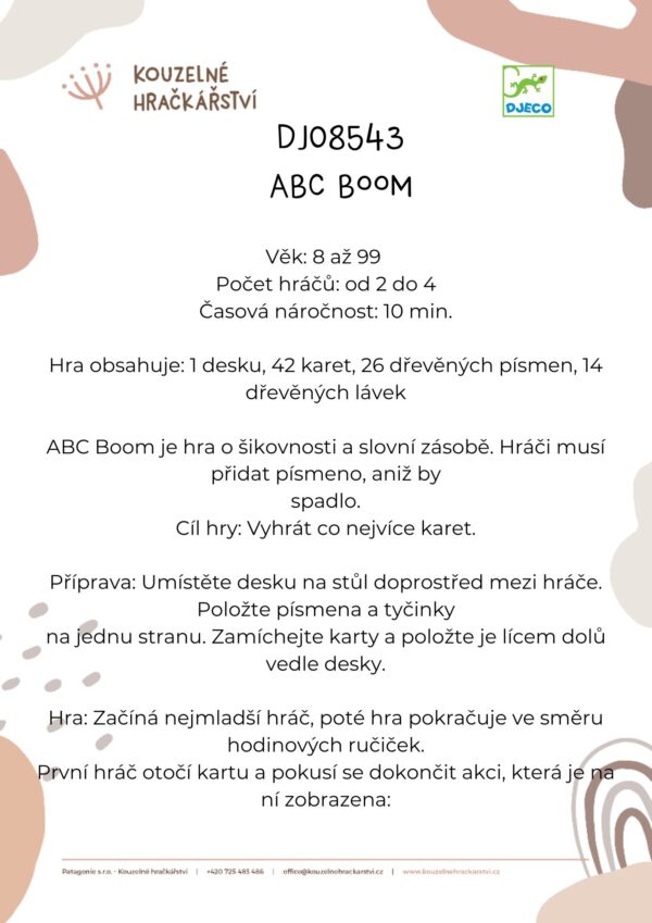 DJECO Balanční hra ABC Bum - Image 3