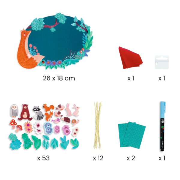 DJECO DIY Tabulka na dveře Les - Image 2