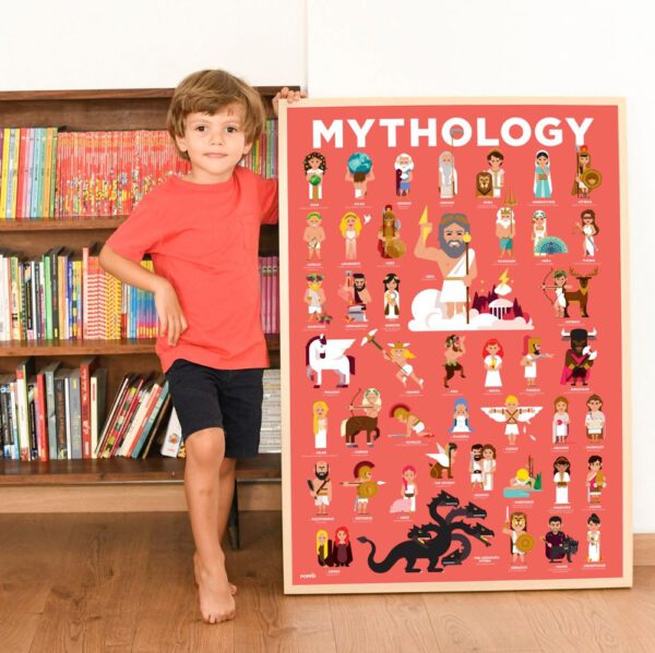POPPIK Vzdělávací samolepkový plakát - Mythology - Image 2